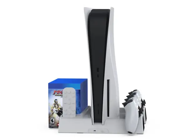 ps5 vertikalni multifunkcni stojan tp5-1511 a dobijeci stanice s chladicim ventilatorem pro ps5