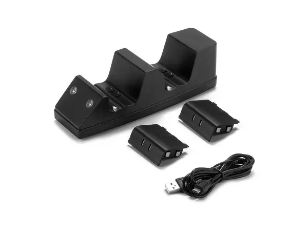 xone nabijeci stanice snd-321f-b + 2x baterie pro xbox one - black