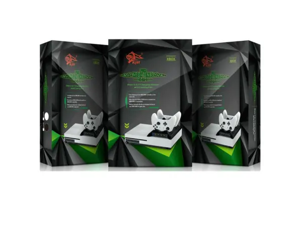 xone multifunkcni stojan 4v1 pro nabijeni, chlazeni a drzak her pro xbox one slim s 