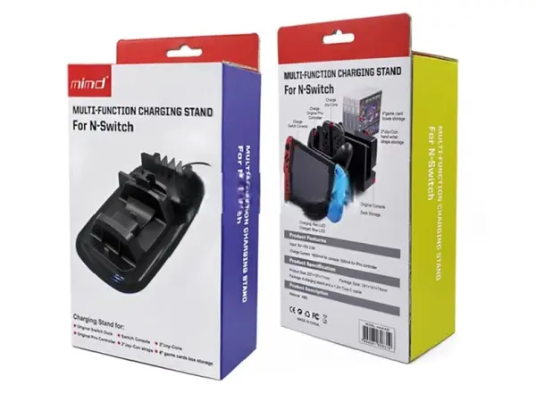 vertikalni nabijeci stojan snd-408 s aktivnim chlazenim pro nintendo switch