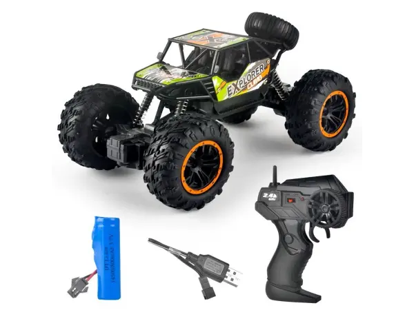 rc detske terenni vozidlo 2021-01a na dalkove ovladani - green