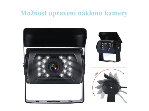 wifi parkovaci set truck se 4 kamerami k0163 + 9" lcd monitor