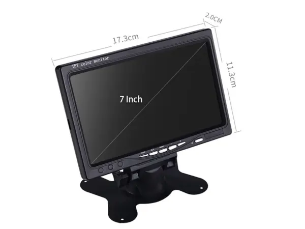parkovaci system truck, r0030p 18ir led av cinch kamera s 7" lcd displejem na palubku