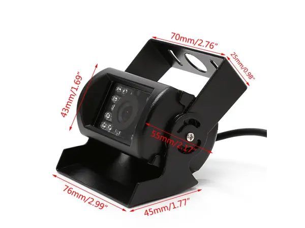 parkovaci system truck, r0030p 18ir led av cinch kamera s 7" lcd displejem na palubku