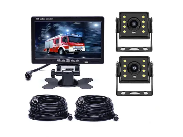 parkovaci system truck a1510, 2x 8ir led kamera s 7" lcd displejem na palubku