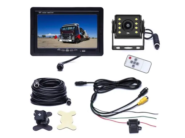 parkovaci system truck a1510, 2x 8ir led kamera s 7" lcd displejem na palubku