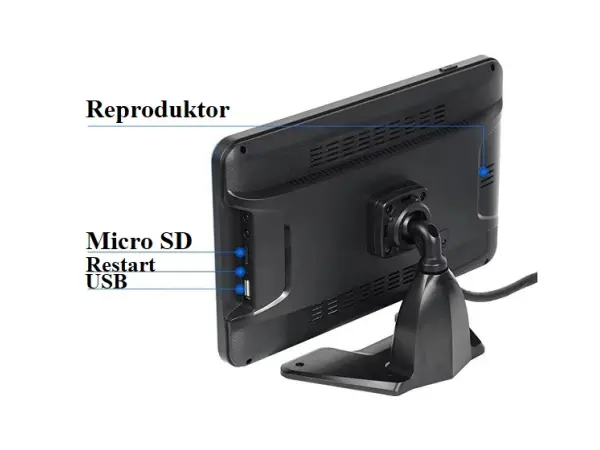 parkovaci set truck a3696, 10,1" hd displej + 5x parkovaci kamera