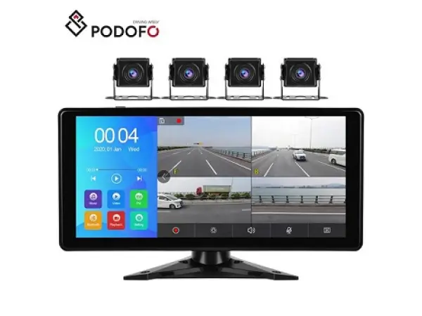 parkovaci system truck a3209 bus 10,36 lcd ahd 4ch split screen bt fm  9v 36v s nahravanim