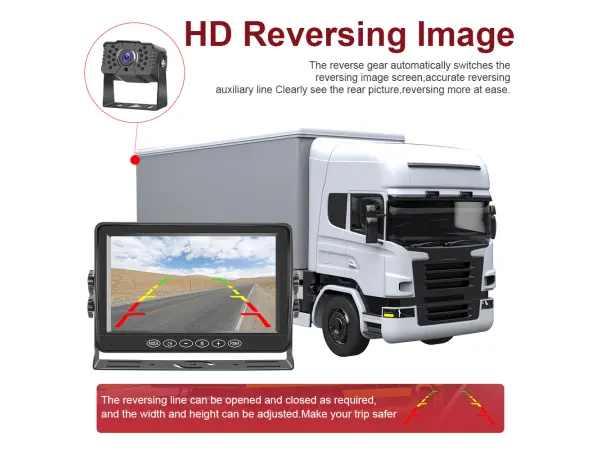 parkovaci set truck a3002-ahd, 7" hd display s jednou zadni kamerou