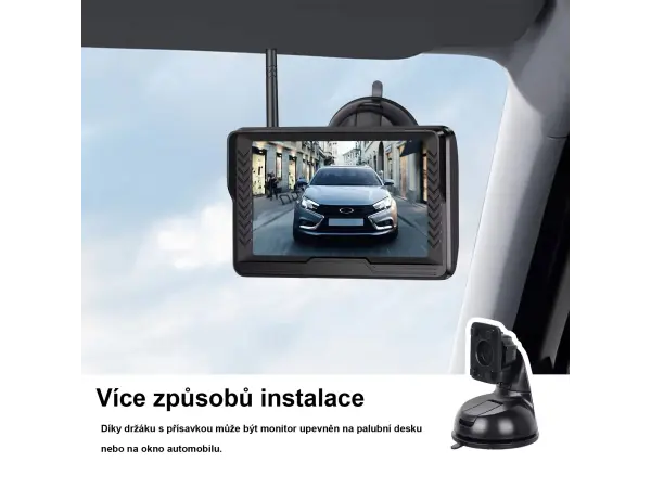 wifi parkovaci set a3507, 5" hd display s jednou zadni kamerou