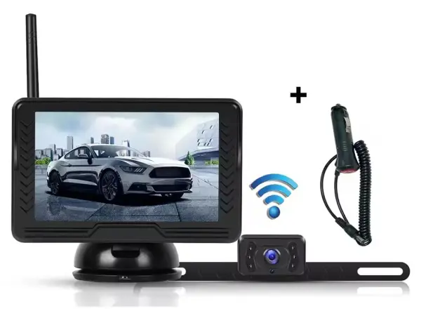 wifi parkovaci set a3507, 5" hd display s jednou zadni kamerou