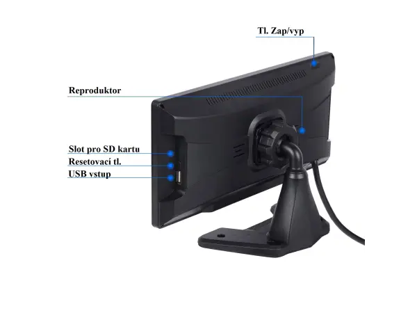 parkovaci set truck a3374, 10,36" hd displej + 4x zadni kamera pro android auto