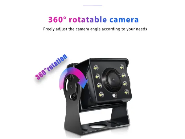 parkovaci system truck z2109 bus lcd 8" split screen s 2x ahd kamerou 12/24v +15 a 5m kabel