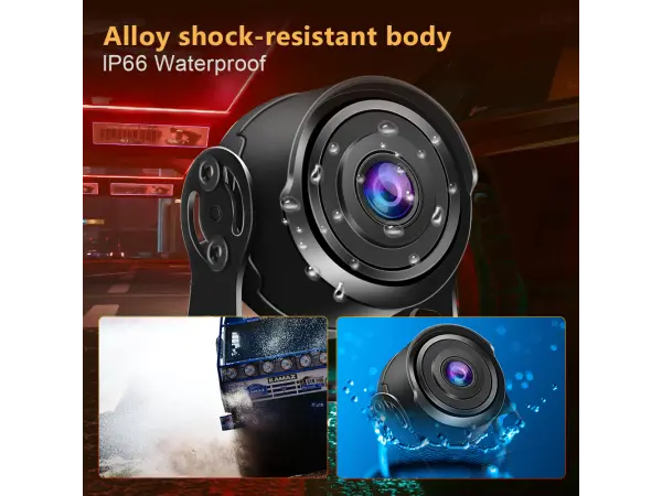 parkovaci set a3005, 7" lcd monitor ve zpetnem zrcatku  s 1080p hd kamerou pro autobusy/auta/kamiony