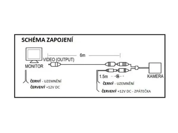 parkovaci set s lcd p0082 ve zpetnem zrcatku + parkovaci kamera 4 led v spz