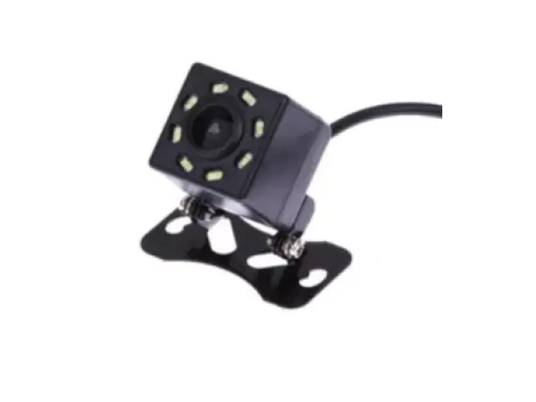 parkovaci set s lcd p0082 ve zpetnem zrcatku + parkovaci kamera k0196p  8 ir led