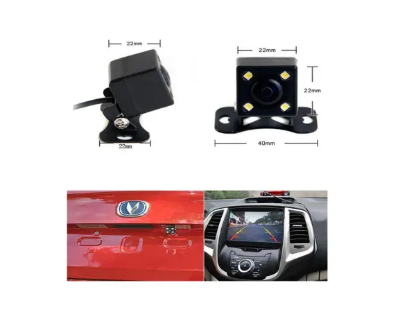 parkovaci set lcd 4,3" sklopny + kamera 4 led