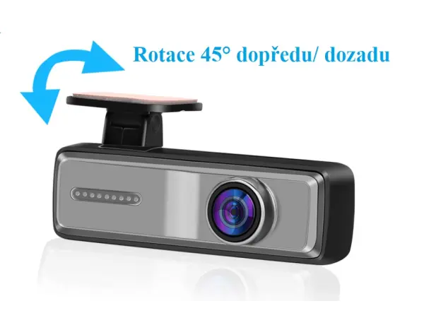 wifi dash cam v8, predni kamera adas