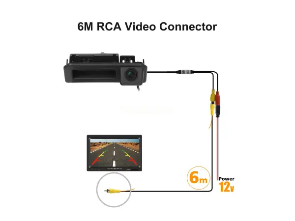 tlacitko pro elektricke ovladani zamku patych dveri vw audi skoda s parkovaci kamerou