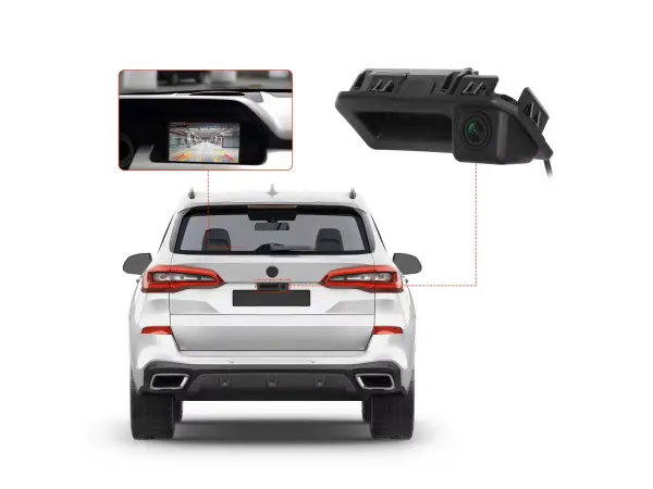 tlacitko pro elektricke ovladani zamku patych dveri vw audi skoda s parkovaci kamerou