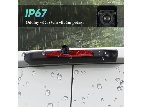 parkovaci kamera cvbs/ ahd v brzdovem svetle pro iveco daily  2015-2017, 4pin / cinch