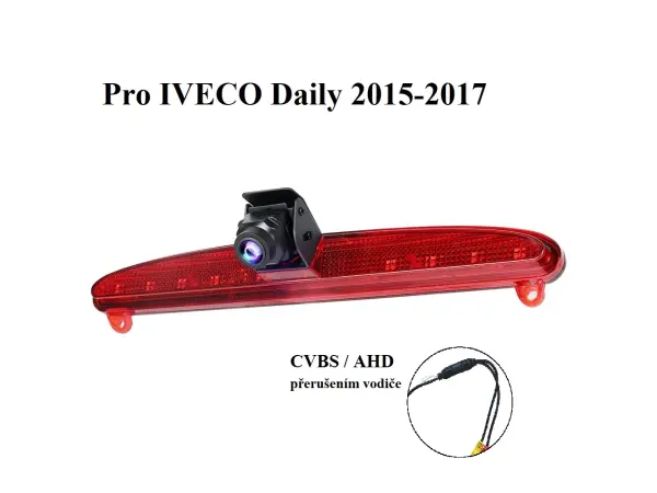 parkovaci kamera cvbs/ ahd v brzdovem svetle pro iveco daily  2015-2017, 4pin / cinch