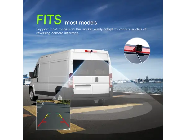 parkovaci kamera cvbs/ ahd v brzdovem svetle univerzalni a4128