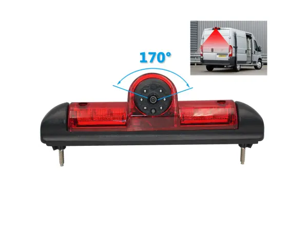 parkovaci kamera cvbs v brzdovem svetle pro citroen jumper, fiat ducato, peugeot boxer