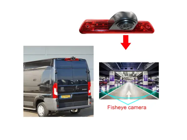 parkovaci kamera 4pin / cinch pro peugeot expert, citroen jumpy, toyota space tourer