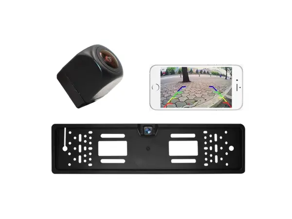 wifi 2,4ghz parkovaci kamera v spz aizzz007 pro w-car mobilni aplikaci