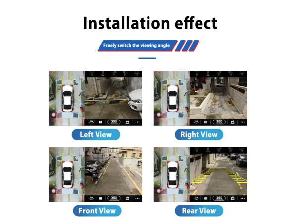 panoramaticky kamerovy system 360� ahd 720p ful color a3055 pro automobily