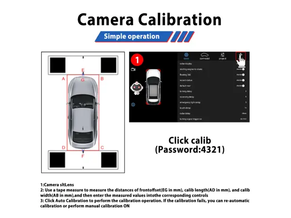 panoramaticky kamerovy system 360� ahd 720p ful color a3055 pro automobily