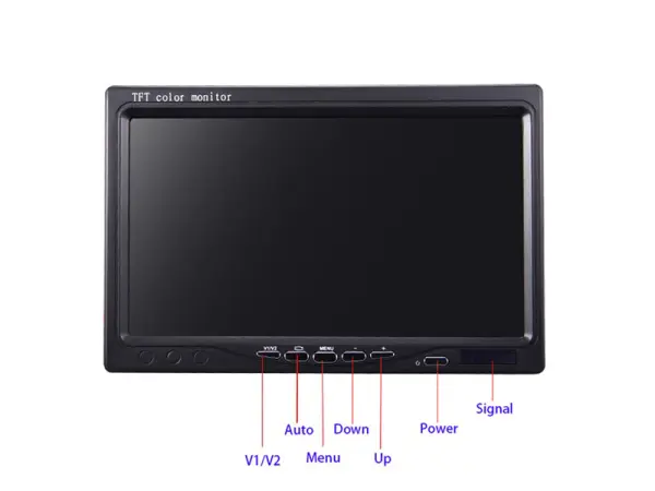 lcd 7"  r008 cinch pro parkovaci kameru a jine video mont. na palubku