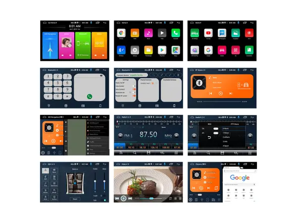 2din autoradio 7" a2838 android 9.1, prehravac s gps wifi bt fm phone link usb