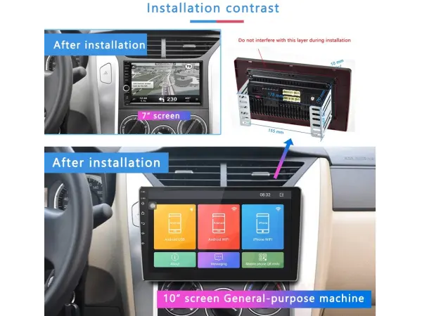 2din autoradio 10,1" lcd a2752 android 10, prehravac s gps wifi bt fm phone link usb, dab+