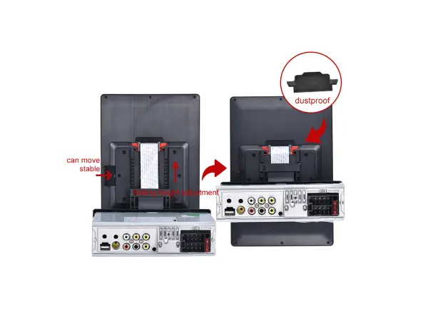 1din autoradio a3021 apple carplay lcd 9,5 vertikalne nastavitelny dotykovy displej