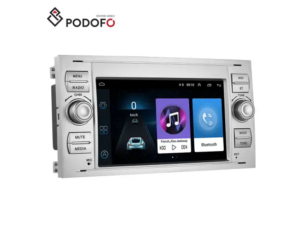 autoradio 7" a3718we android 13 2gb+64gb - podpora bt gps wifi pro ford,connect,fiesta,transit,focus