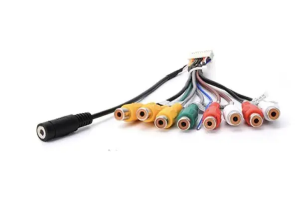 multifunkcni propojovaci audio kabel 20 pin pro externi mikrofon jack 3,5 mm