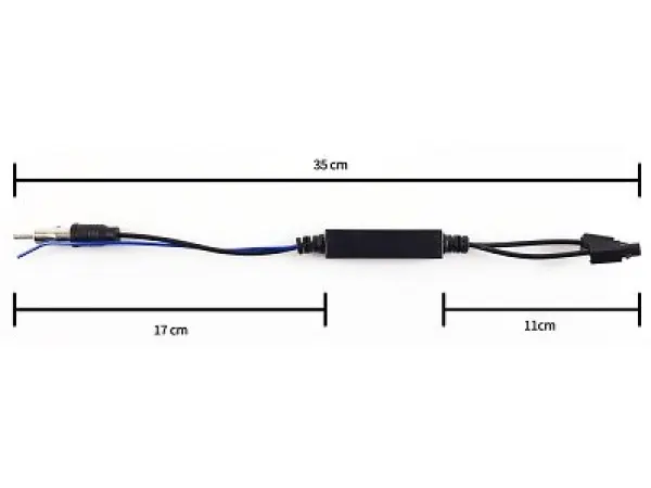 antenni napajec y3136 a slucovac 2x fakra - din
