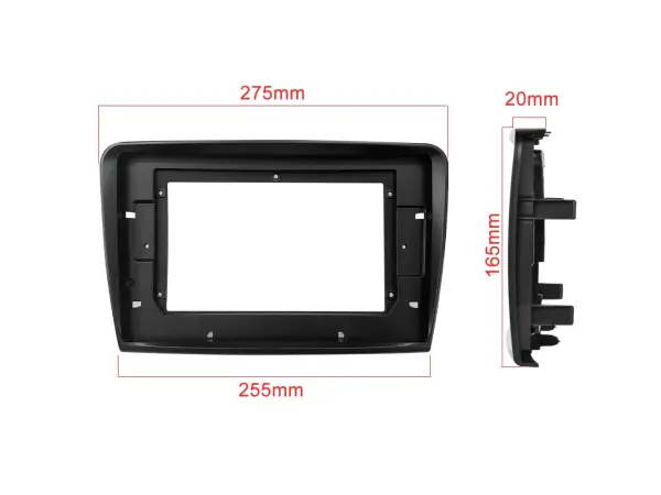 skoda superb 2 (3/08-8/15) 10,1"- redukcni ramecek a7159 pro autoradio 10.1"