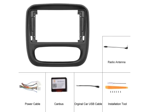 trafic/opel vivaro (2015) 9" -redukcni ramecek a7288 pro autoradio 9"