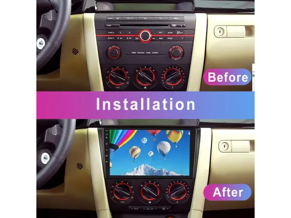 mazda 3 (2006-2012) 9"- redukcni ramecek a7265 pro autoradio 9"