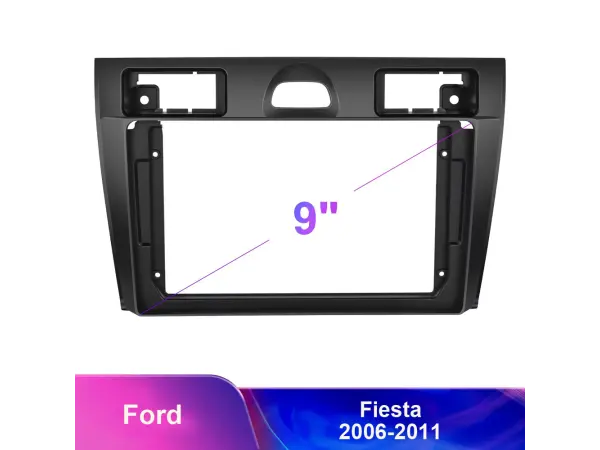 ford fiesta (2006-2011) - redukcni ramecek a7582 pro autoradio 9"