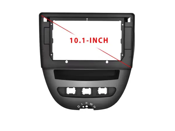 toyota aygo (2004-2014),  peugeot 107, citroen c1 10,1" - redukcni ramecek a7281 pro autoradio 10.1"