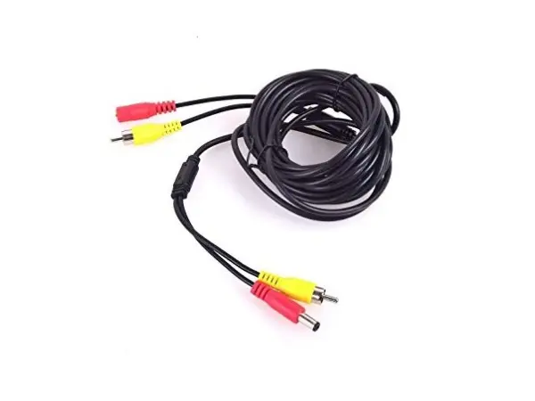 rca+dc kabel pro parkovaci kameru 15m