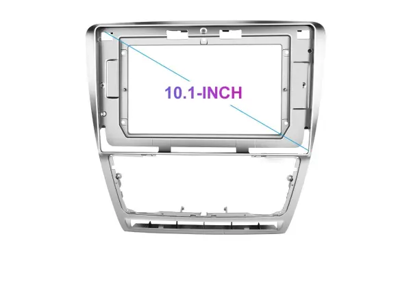 autoradio 10.1" lcd a2752 android 10 s rameckem pro skoda octavia ii 2007-2013 facelift