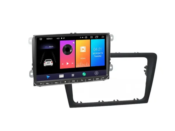 autoradio 9" lcd a2318 android 9 s rameckem sk-012 pro skoda rapid
