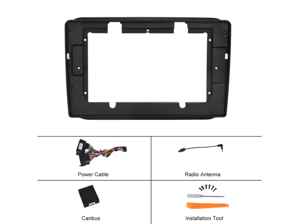 autoradio 10.1" lcd a2752 android 10 s rameckem pro skoda fabia 06-14, roomster 06-15