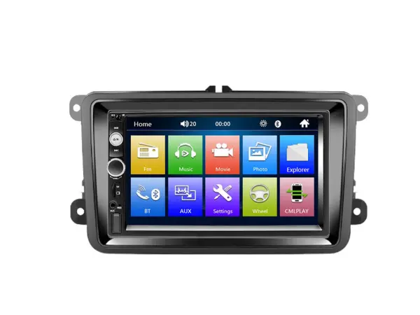 autoradio 7" lcd 7023b, mp5 prehravac s bluetooth s rameckem vw-007 skoda, vw, seat , audi