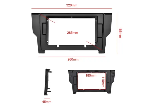 autoradio 10,1" lcd a3196 android 13 s rameckem a7334 pro volkswagen passat 2019